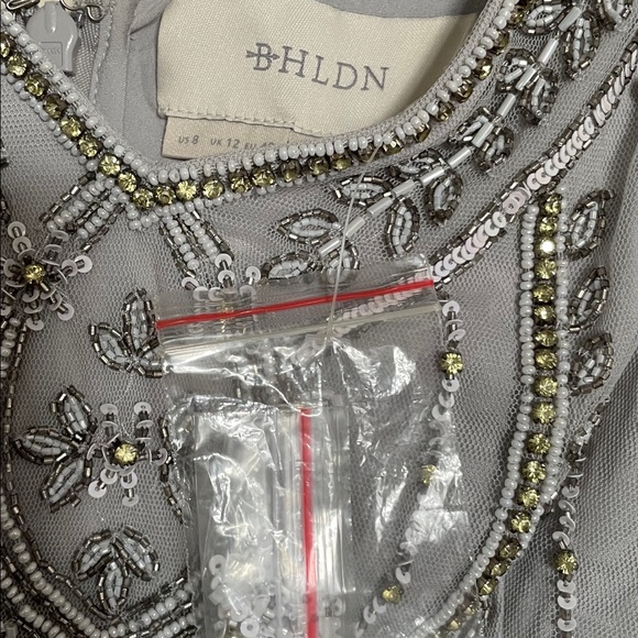 NWOT BHLDN BEADED GOWN, size 8 - Picture 6 of 14